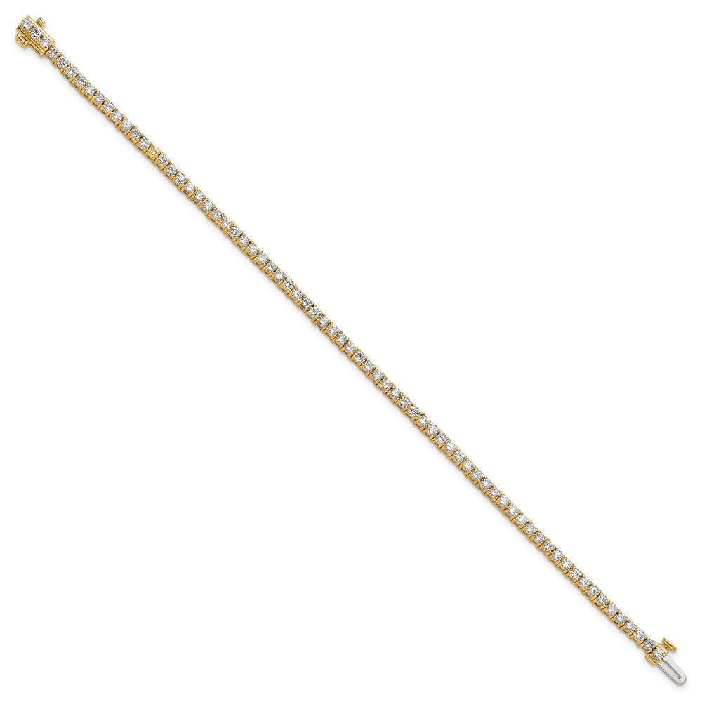 14k 2 3/4 carat Lab Grown Diamond VS/SI+ G+ Complete Tennis Bracelet