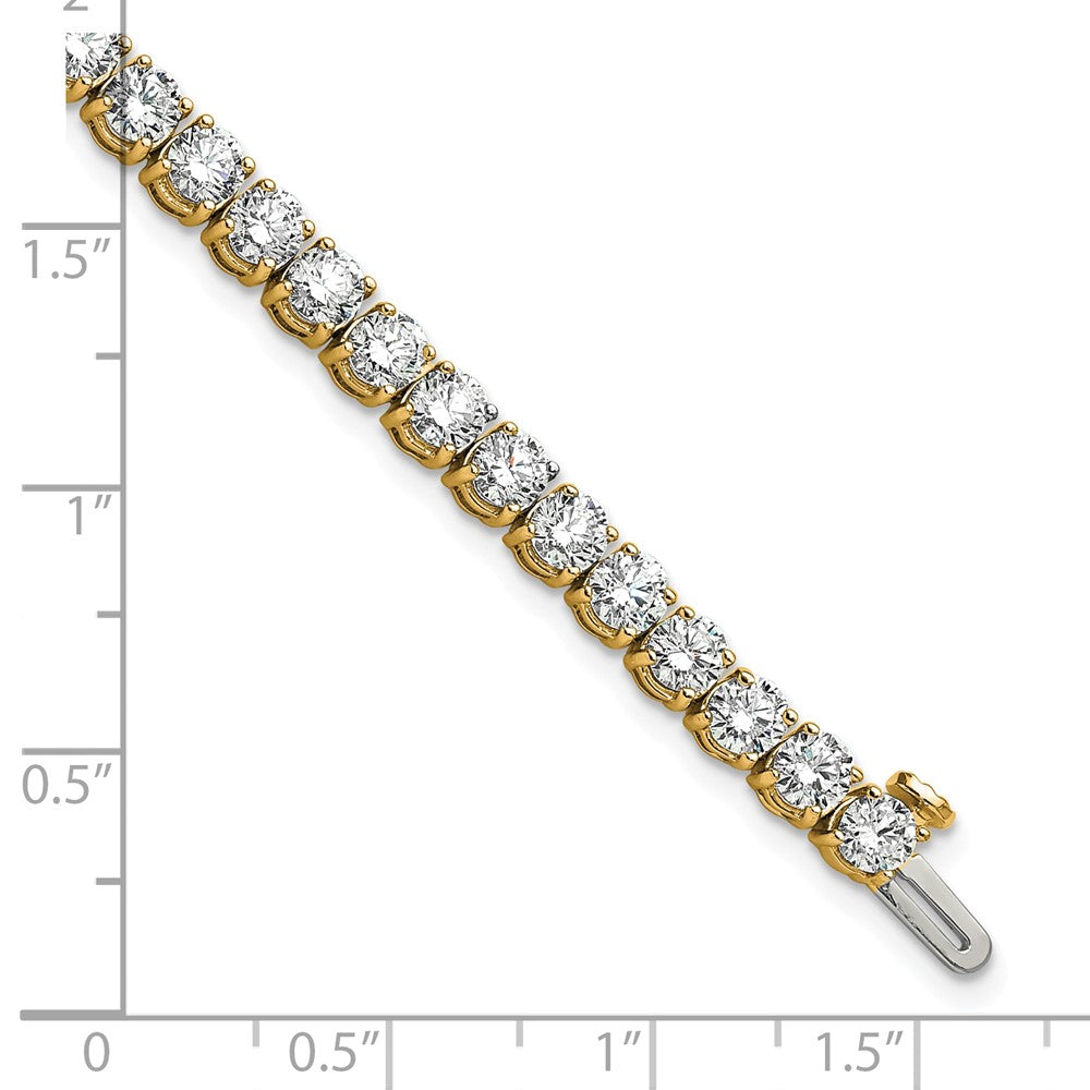 14k 9 carat Lab Grown Diamond VS/SI+ G+ Complete Tennis Bracelet