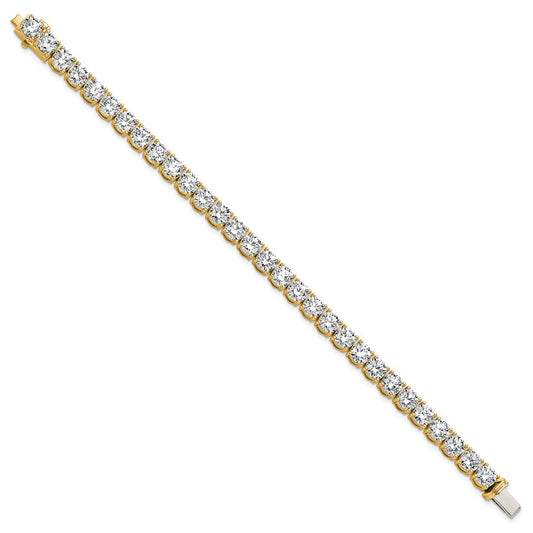 14k 22 1/2 carat Lab Grown Diamond VS/SI+ G+ Complete Tennis Bracelet