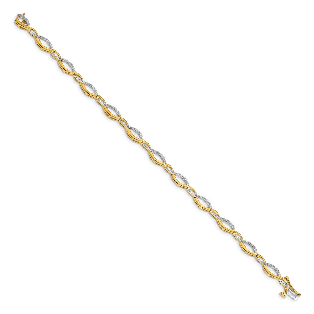 10k Diamond Bracelet