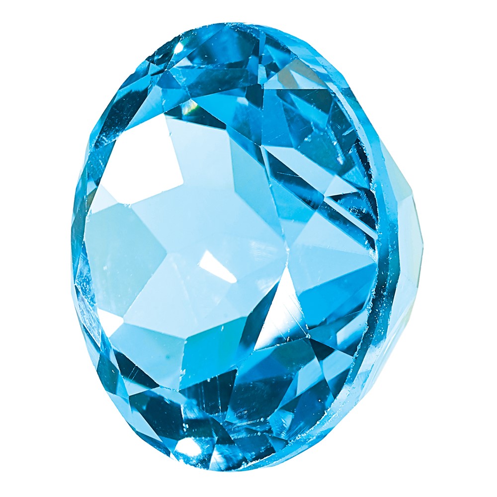 Swiss Blue Topaz AA Quality 6.5mm Round