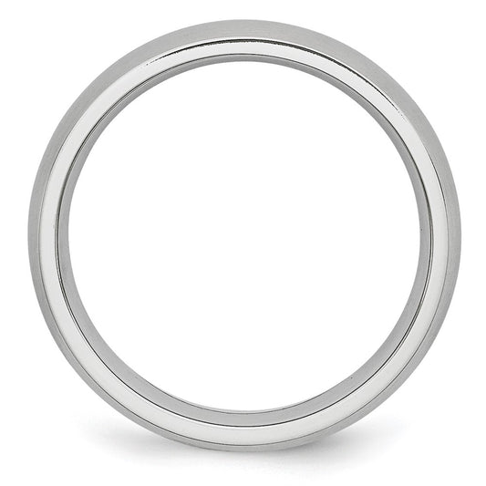Chisel Cobalt Satin 6mm Half Round Band