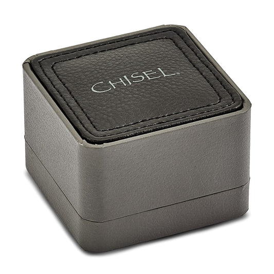Chisel Stainless Steel Polished Mother of Pearl Rectangle Cufflinks