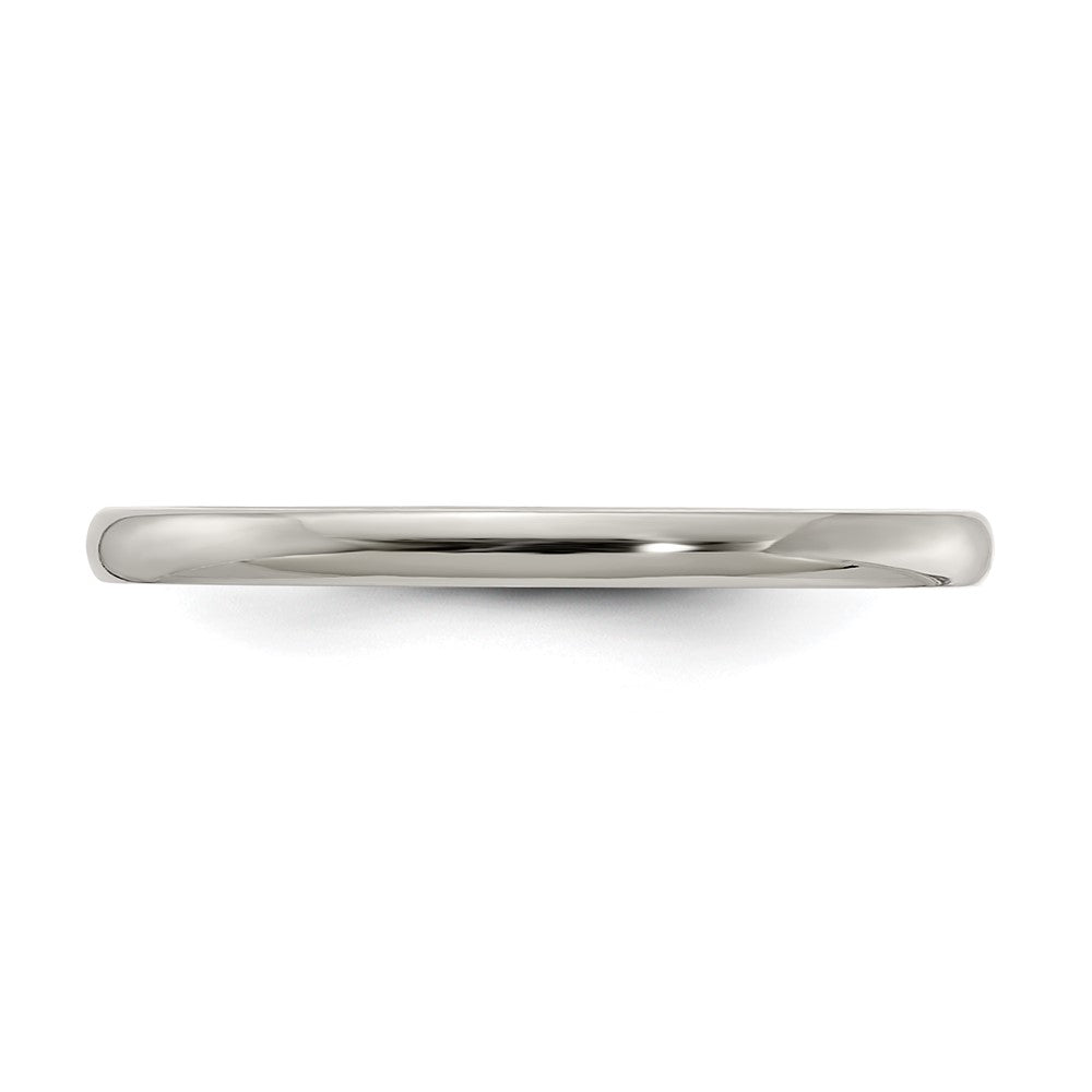 Edward Mirell Titanium Domed 2mm Polished Band Size 7.5