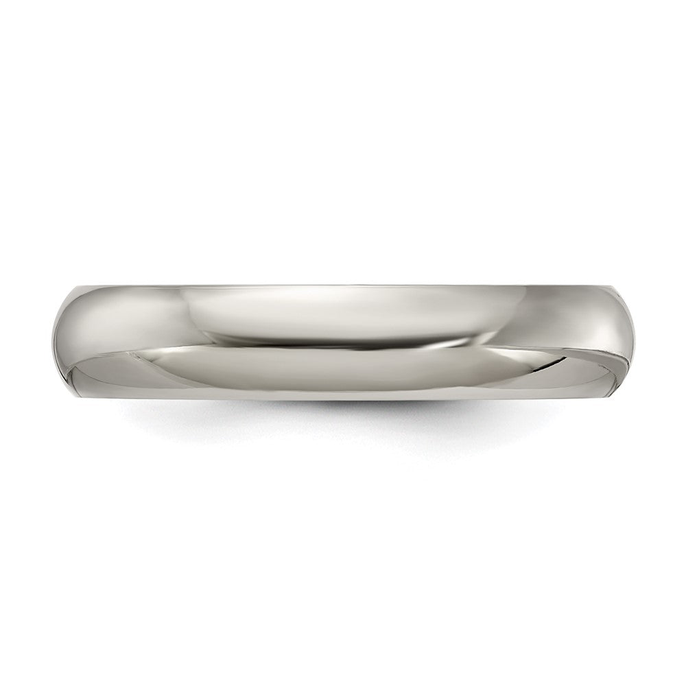 Edward Mirell Titanium Domed 5mm Polished Band Size 8