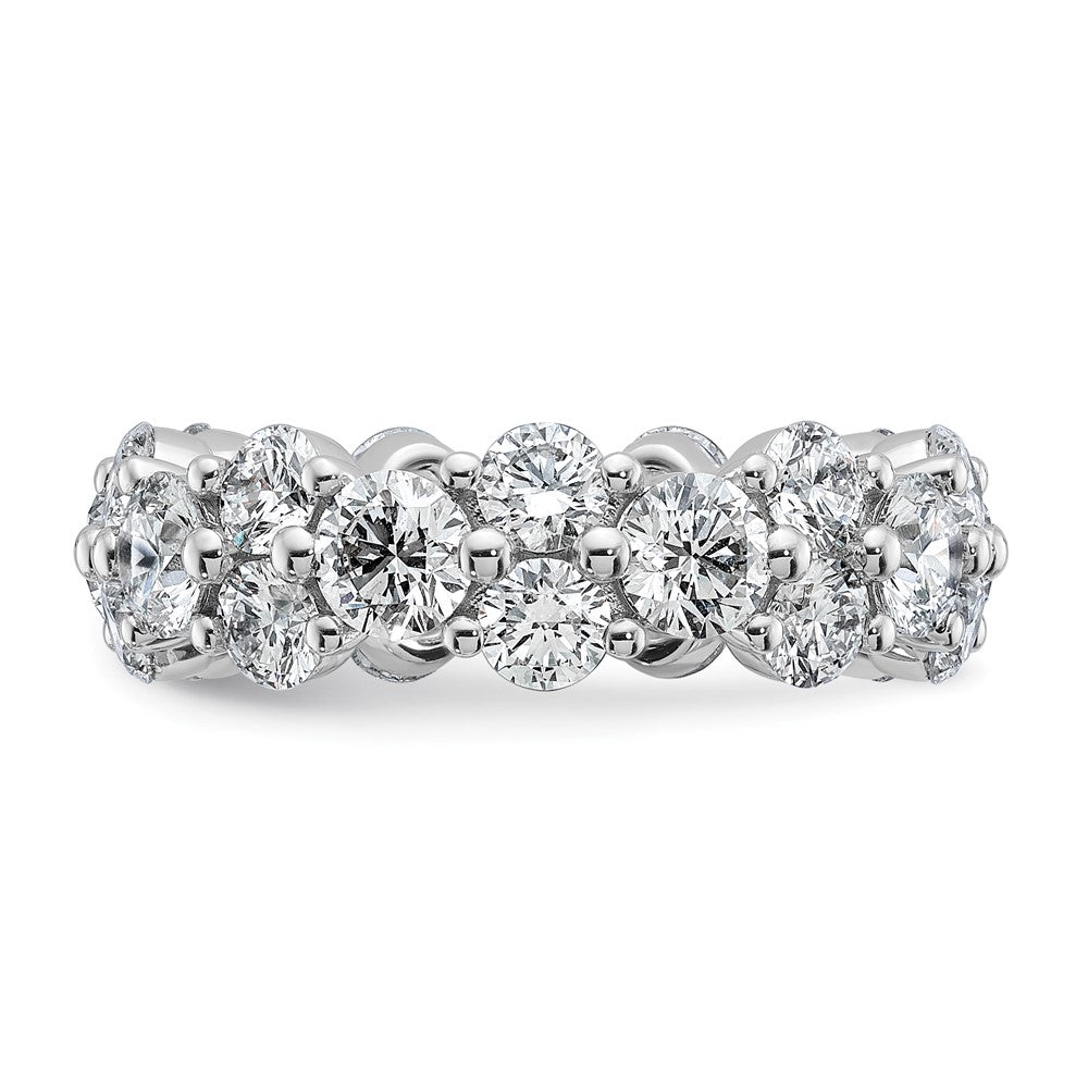 True Origin 14K White Gold Size 7.5 Holds 5 3/8 carat Eternity Band Mounting