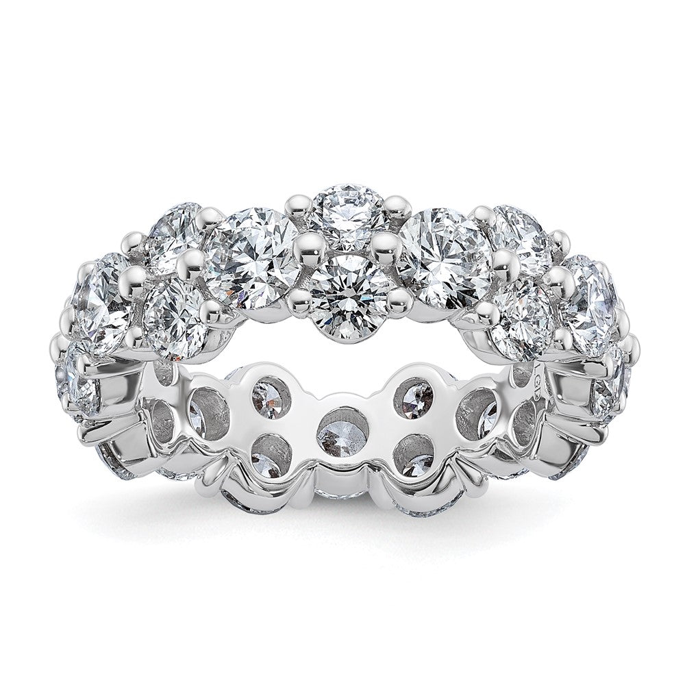 True Origin 14K White Gold Size 7.5 Holds 5 3/8 carat Eternity Band Mounting
