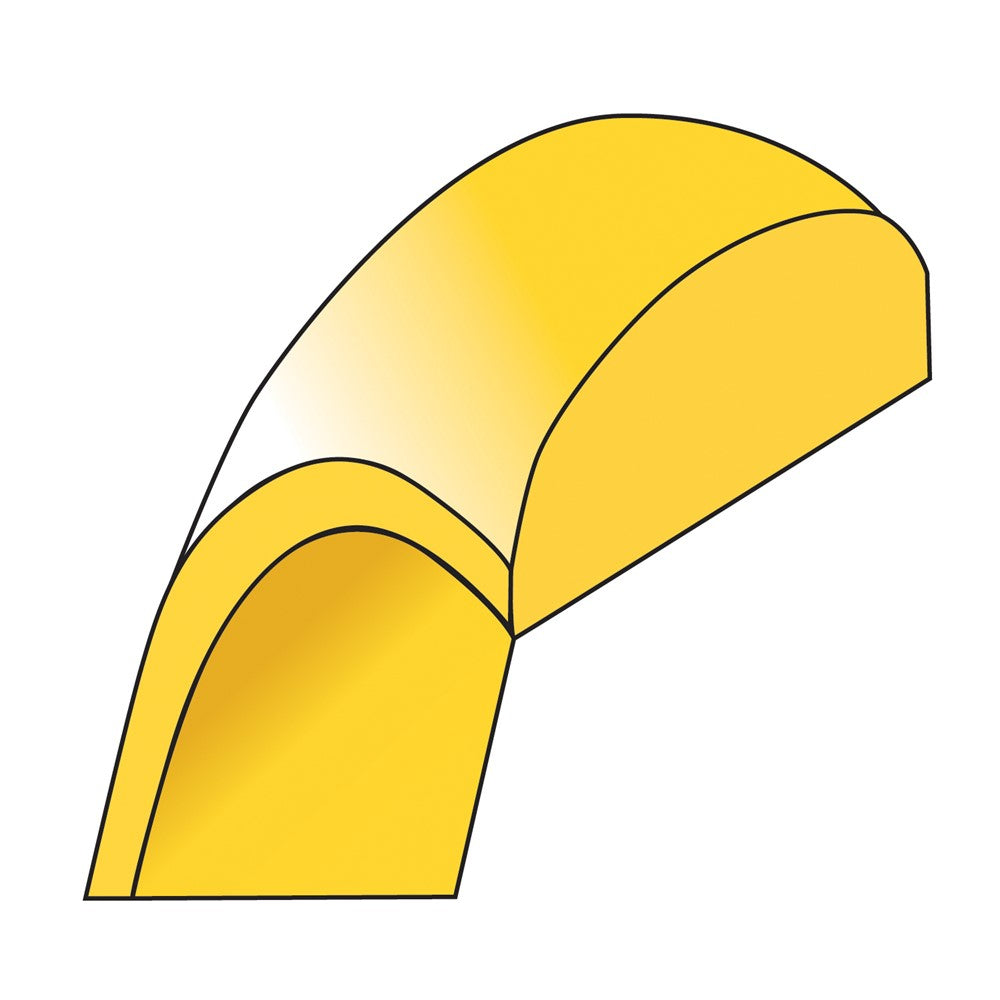 14k Yellow Gold 5mm Half-Round Wedding Band Size 10.5