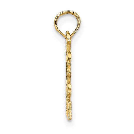 14K GEMINI Zodiac Charm