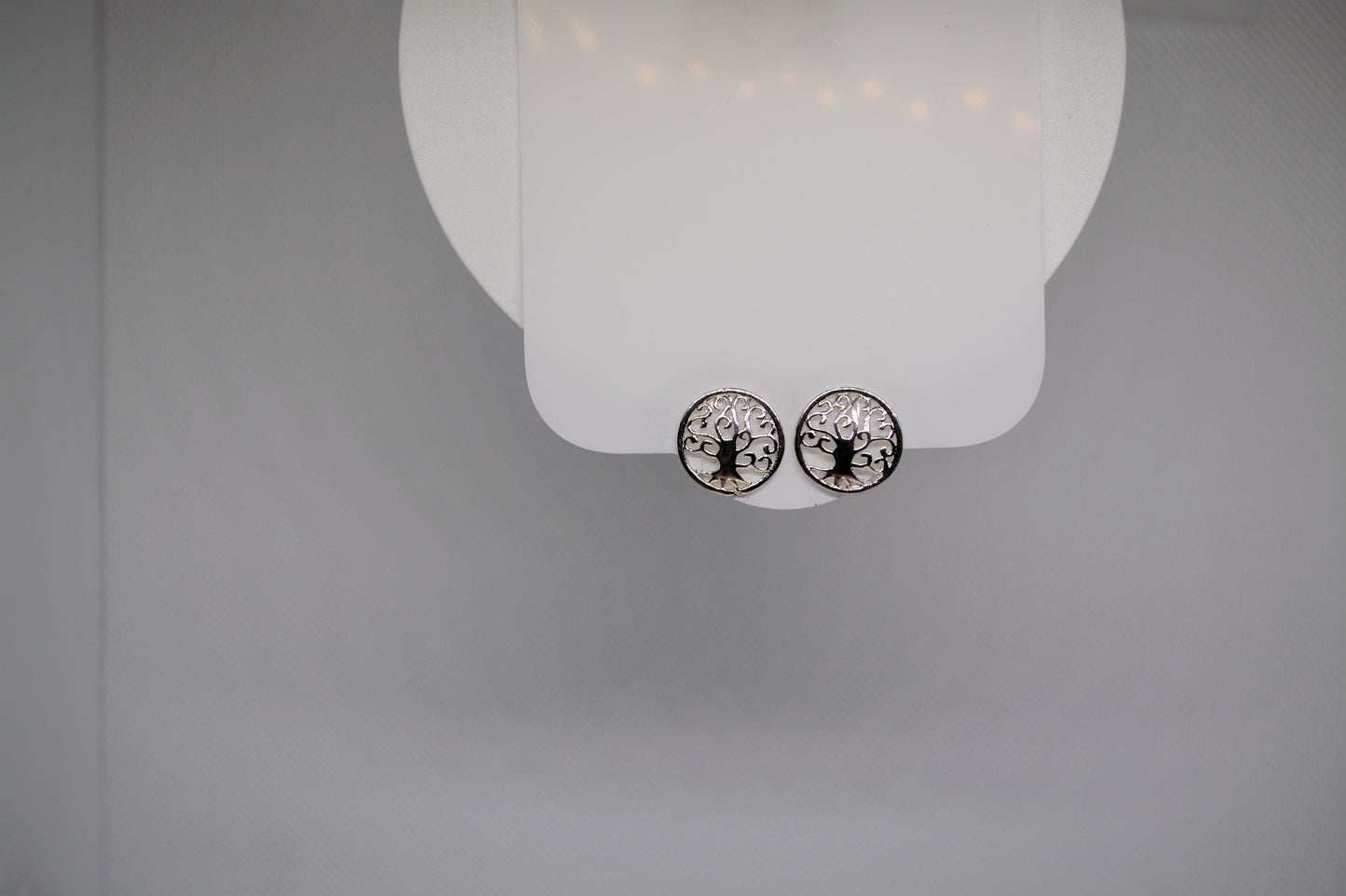 Round Tree-of-Life earrings