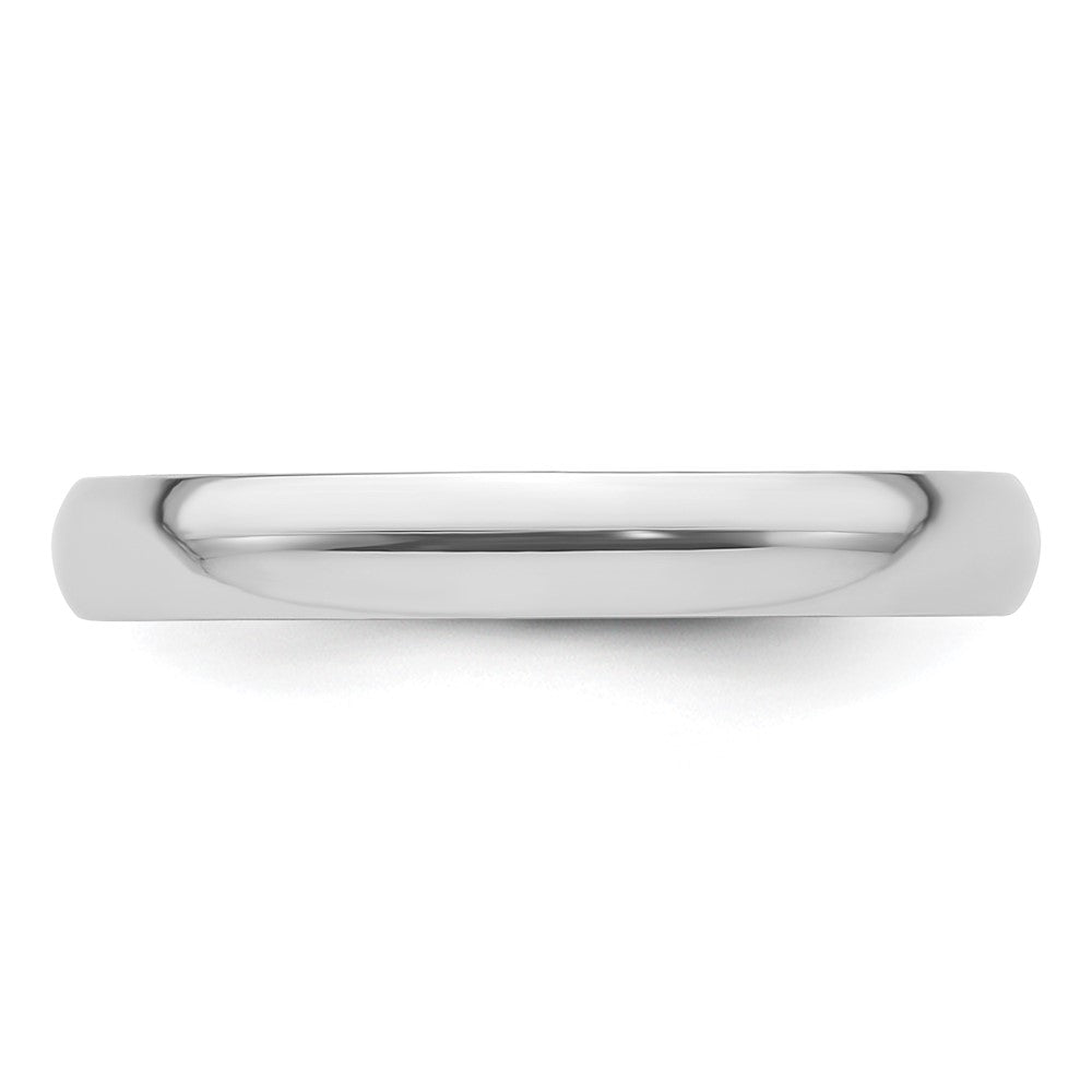 Platinum 3mm Lightweight Comfort-Fit Wedding Band Size 8.5