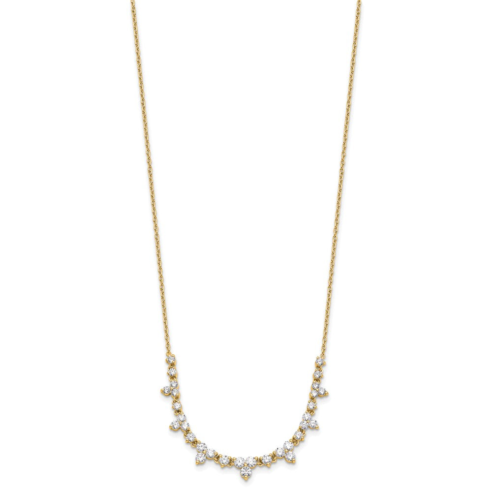 True Origin 14K Yellow Gold 1 1/2 carat Lab Grown Diamond VS+ F+ 18 in Complete Necklace