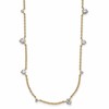 True Origin 14K Yellow Gold 2 3/8 carat Lab Grown Diamond VS+ F+ Complete 12 Station 18 in Necklace