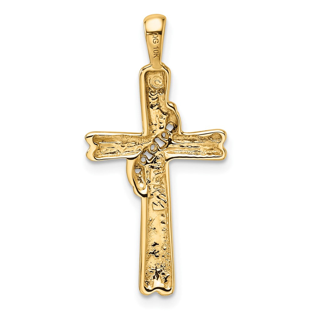 10K Cross Pendant Mounting