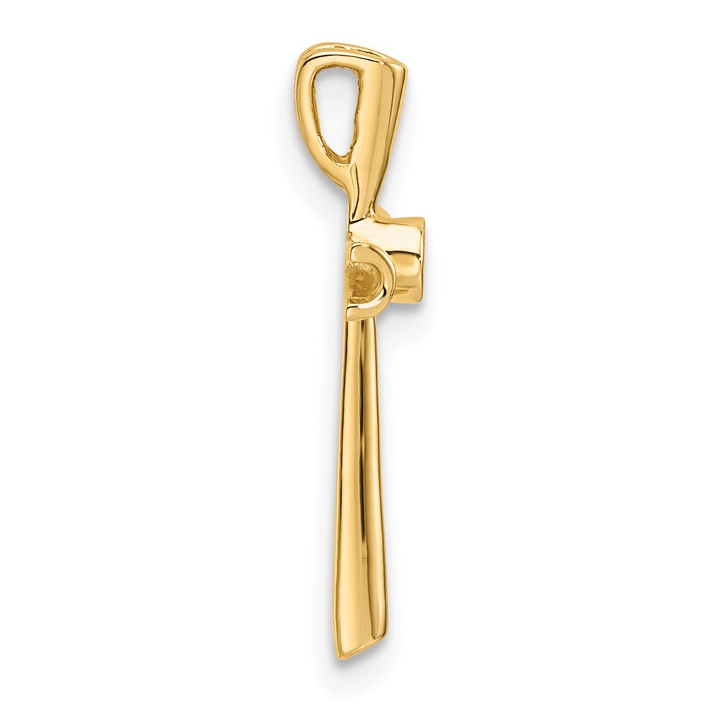 10K Cross Pendant Mounting