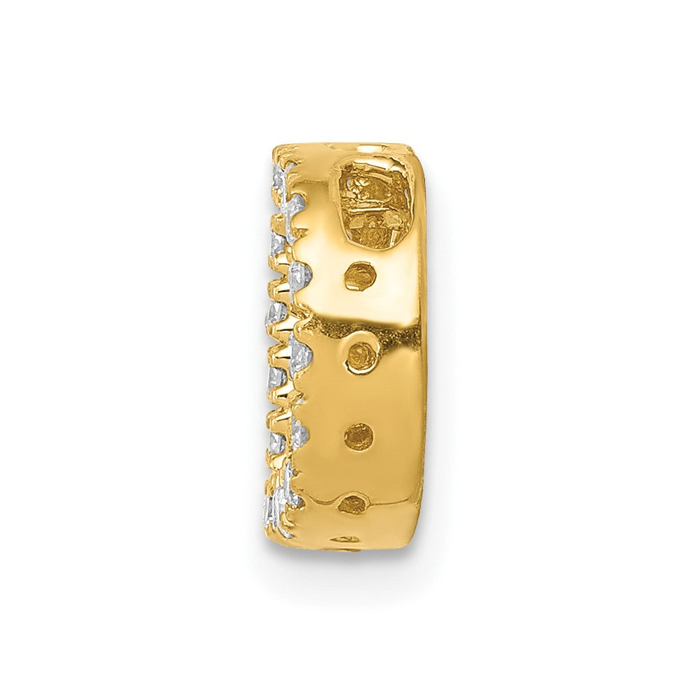 10K Diamond Letter D Initial Charm