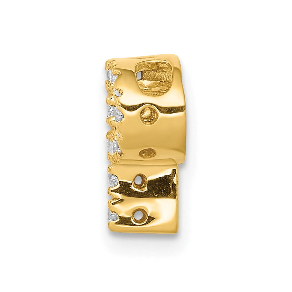 10K Diamond Letter P Initial Charm