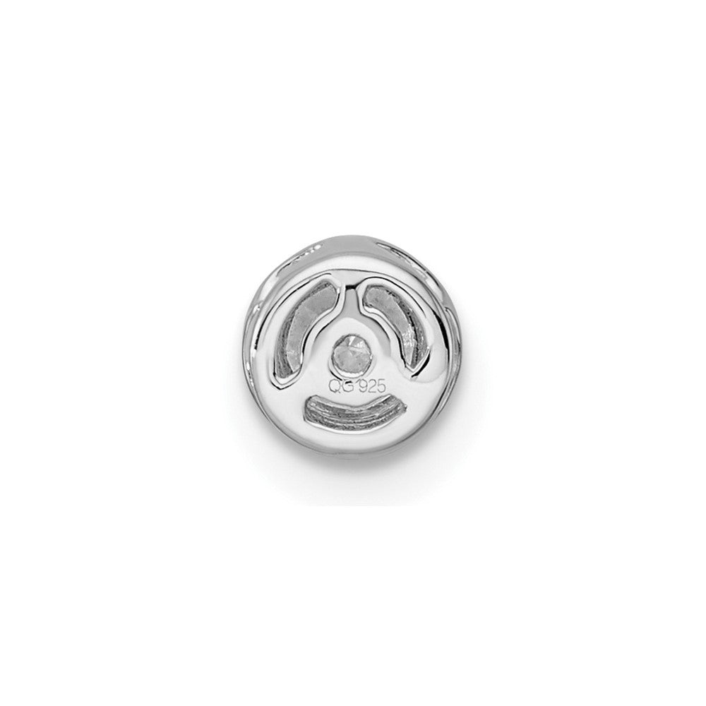 True Origin 14K White Gold 1/4 carat Lab Grown Diamond VS+ F+ Complete 18 in Round Solitaire Necklace