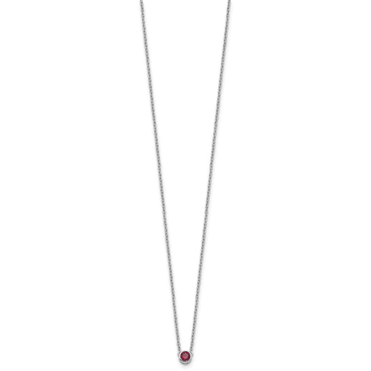 14KW 1 Family Birthstone Necklace Mounting
