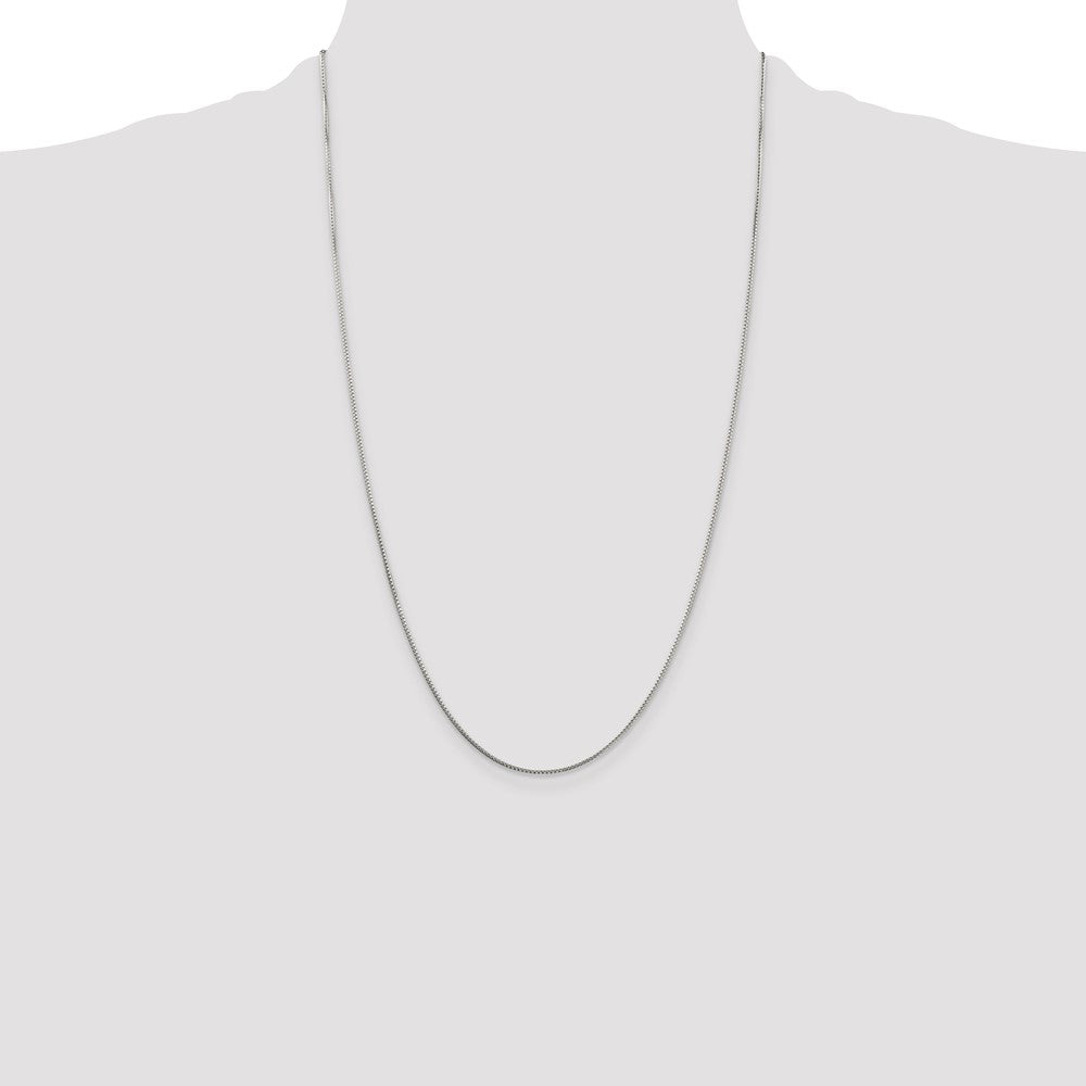 Sterling Silver 1mm 8 Sided Box Chain