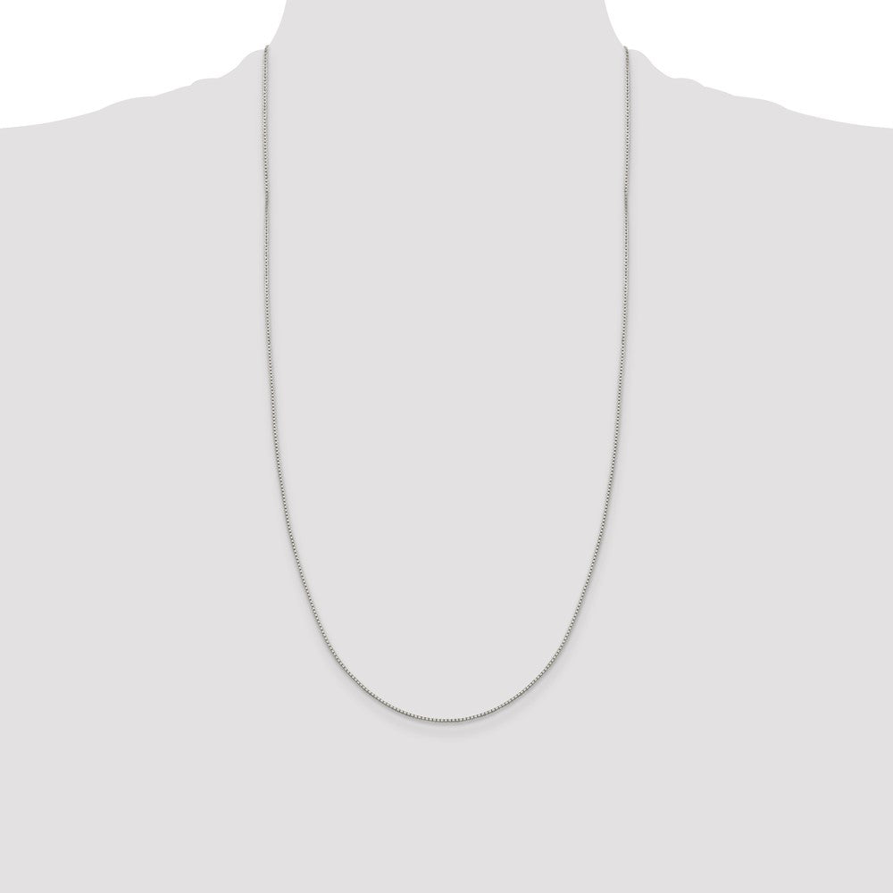 Sterling Silver 1.15mm 8 Sided Box Chain