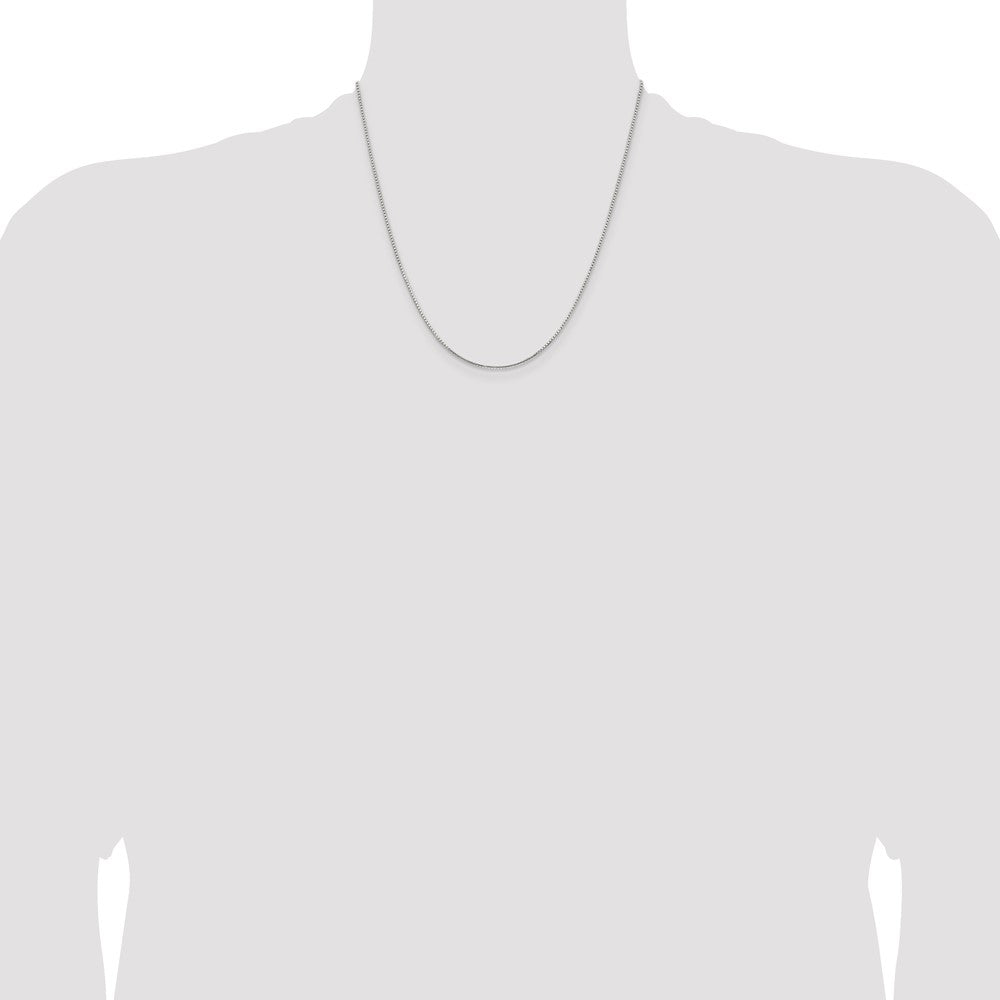 Sterling Silver 1.25mm 8 Sided Box Chain