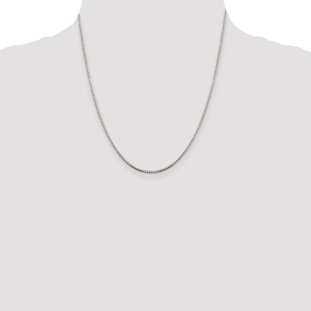 Sterling Silver 1.5mm 8 Sided Box Chain