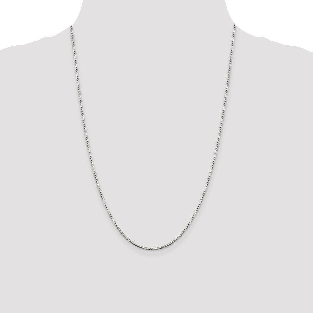 Sterling Silver 1.5mm 8 Sided Box Chain