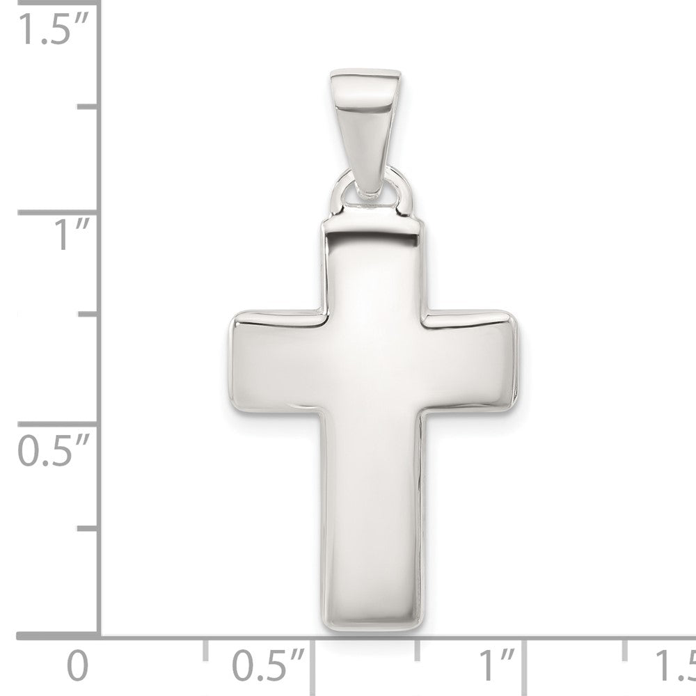 Sterling Silver Polished Cross Pendant