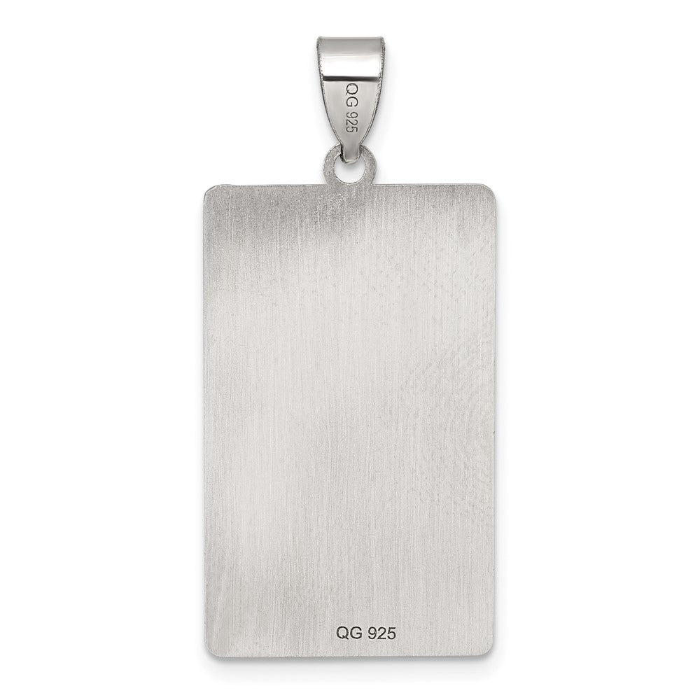 Sterling Silver The Lovers Tarot Card Pendant