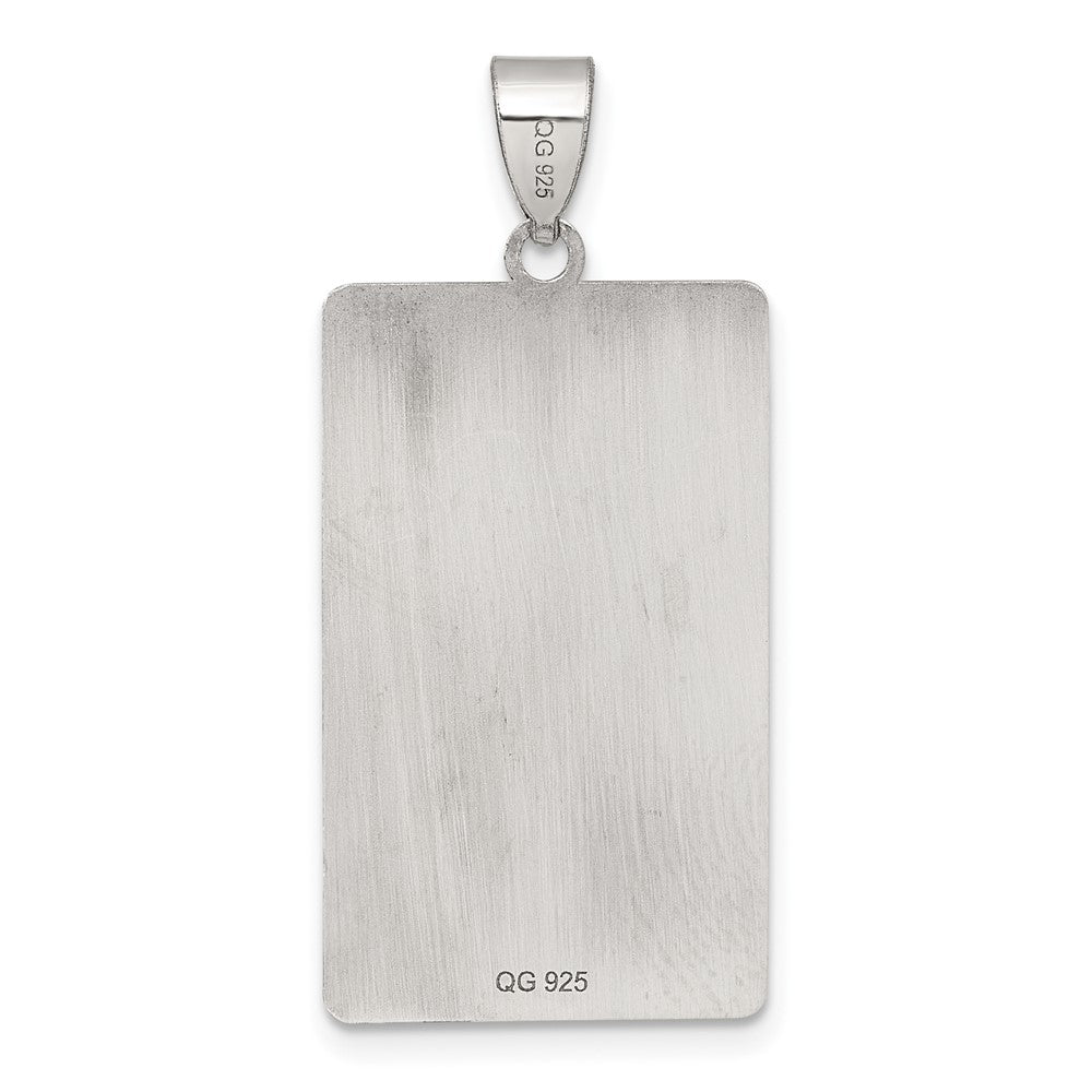 Sterling Silver The Tower Tarot Card Pendant