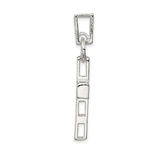 Sterling Silver Hammered Latin Cross Pendant
