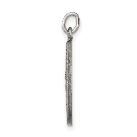 Sterling Silver Antiqued Our Lady of Guadalupe Medal