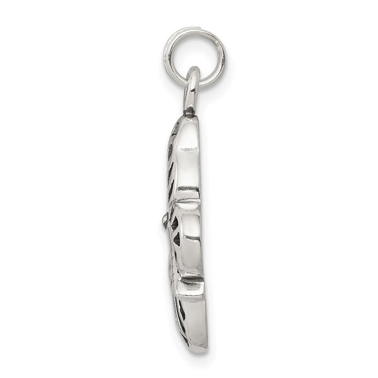Sterling Silver Antique Butterfly Charm
