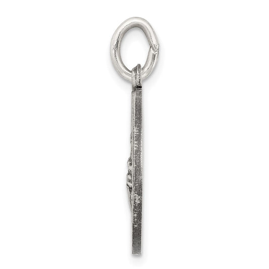 Sterling Silver Antiqued De La Providencia Medal