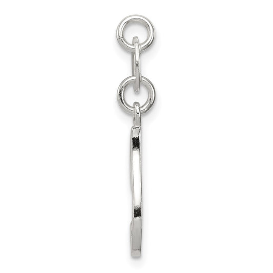 Sterling Silver Letter I Initial Charm