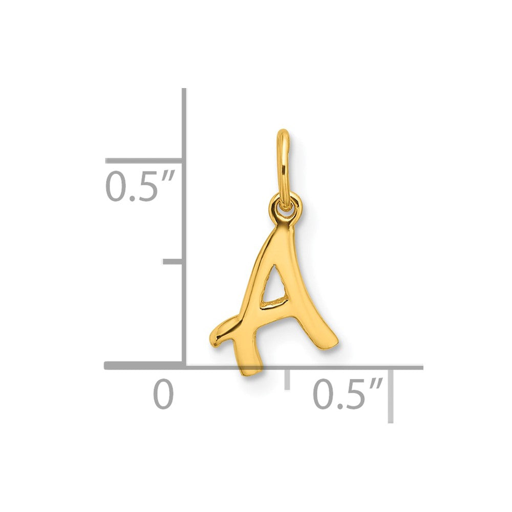 Sterling Silver Letter A Initial Charm