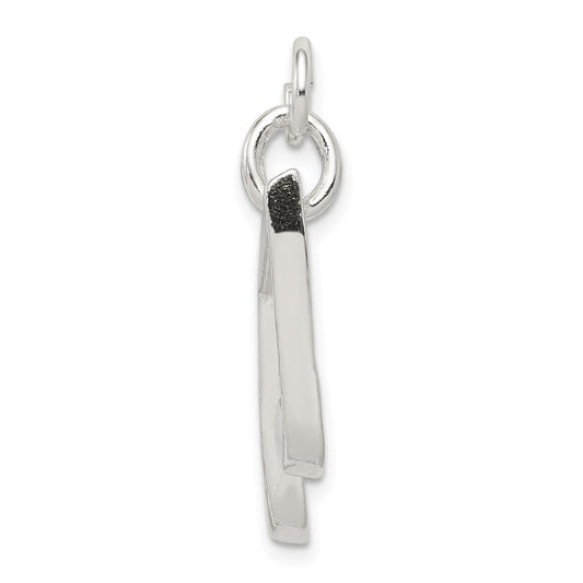 Sterling Silver Music Notes Charm