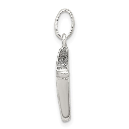Sterling Silver Polished Cross Charm