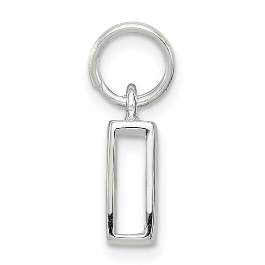 Sterling Silver Letter R Initial Charm