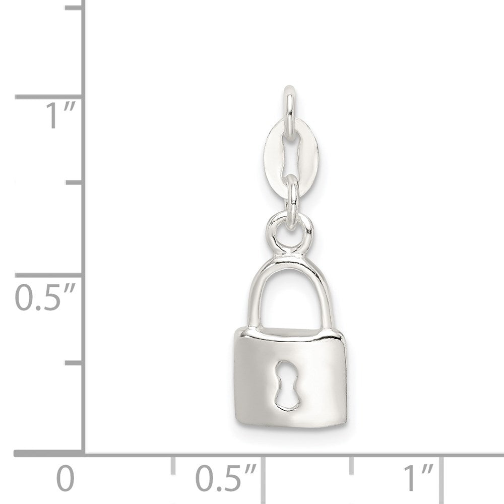 Sterling Silver Sheriff's Badge Charm