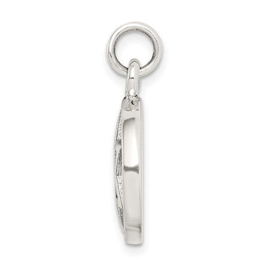 Sterling Silver Antiqued Star of David Pendant