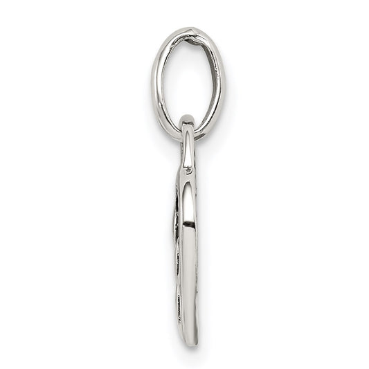 Sterling Silver Antique Heart Charm