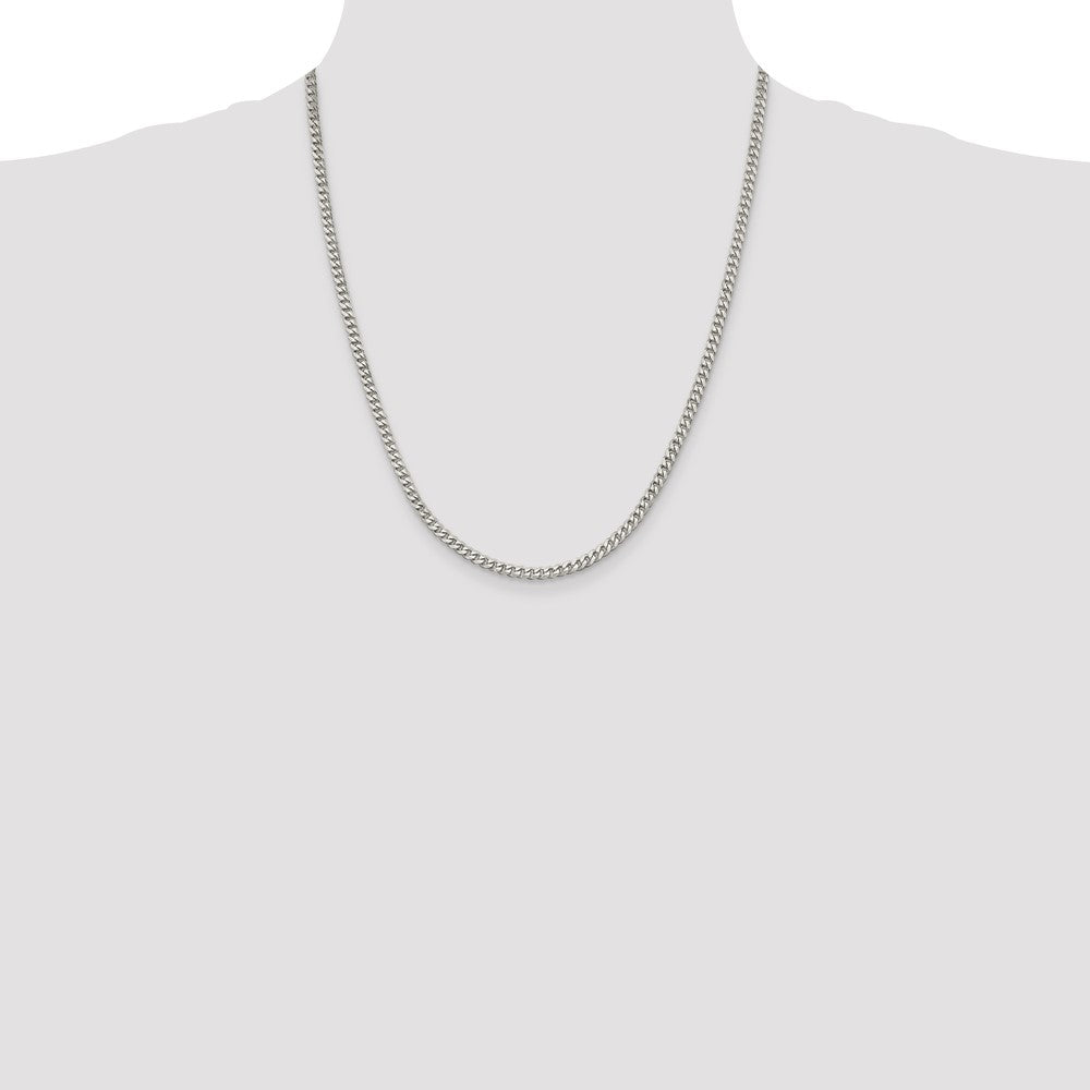 Sterling Silver 3.5mm Curb Chain
