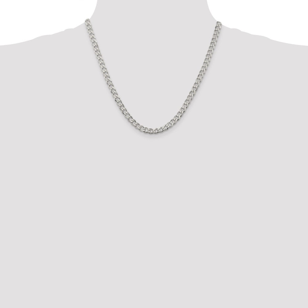 Sterling Silver 5.7mm Curb Chain
