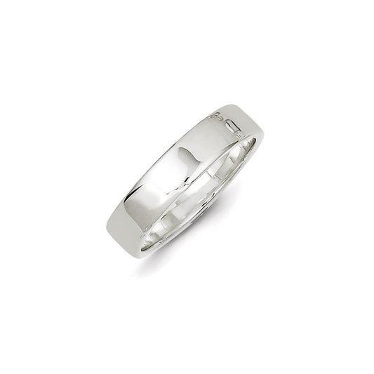 Sterling Silver 5mm Lightweight Flat Size 7 Band