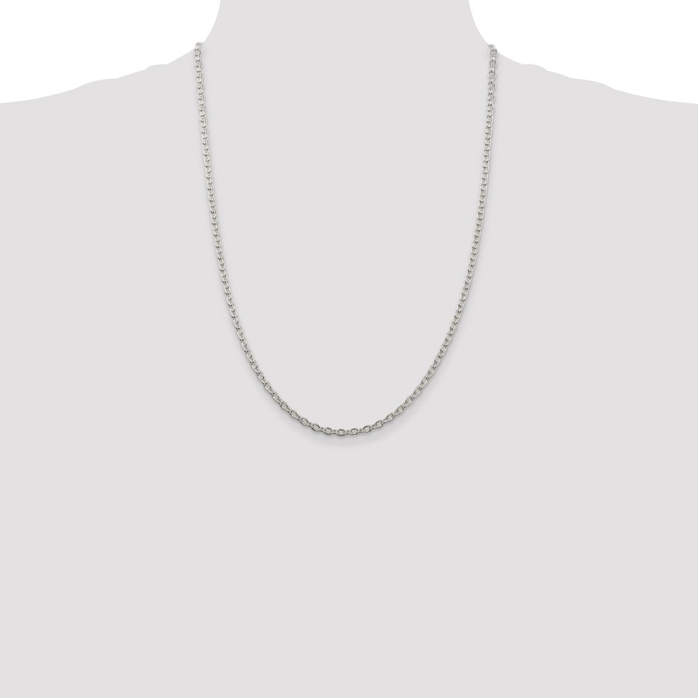 Sterling Silver 3.5mm Cable Chain