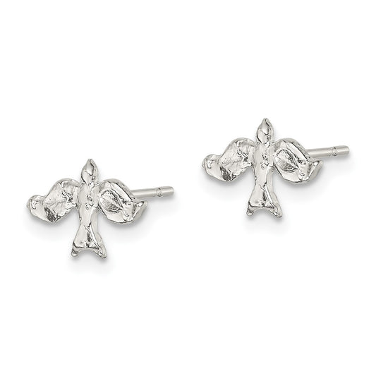 Sterling Silver Dove Mini Earrings