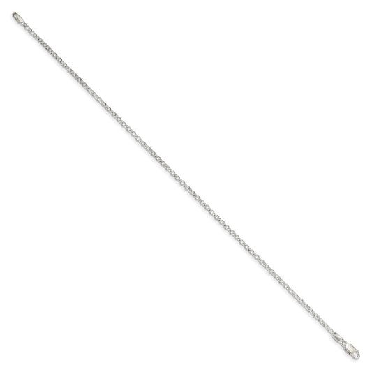 Sterling Silver 2mm Rolo Chain Anklet