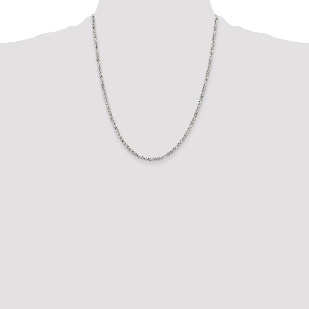 Sterling Silver 2.8mm Rolo Chain
